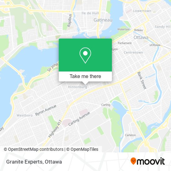 Granite Experts map