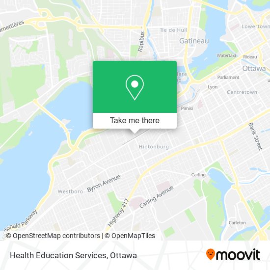 Health Education Services map