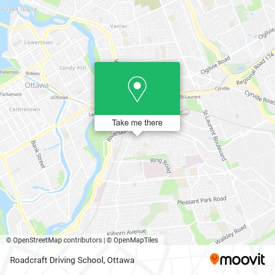 Roadcraft Driving School map