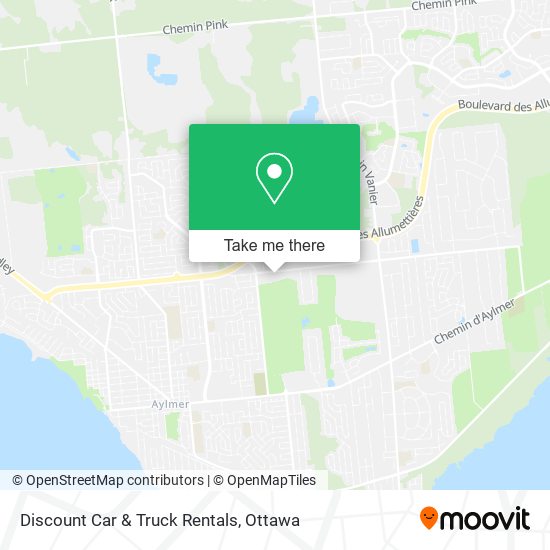 Discount Car & Truck Rentals map