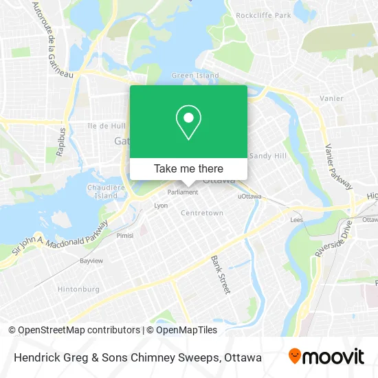 Hendrick Greg & Sons Chimney Sweeps map