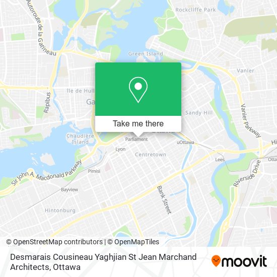 Desmarais Cousineau Yaghjian St Jean Marchand Architects map
