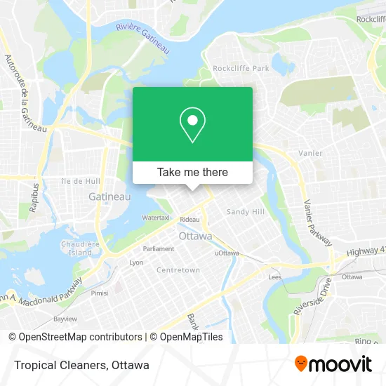 Tropical Cleaners map