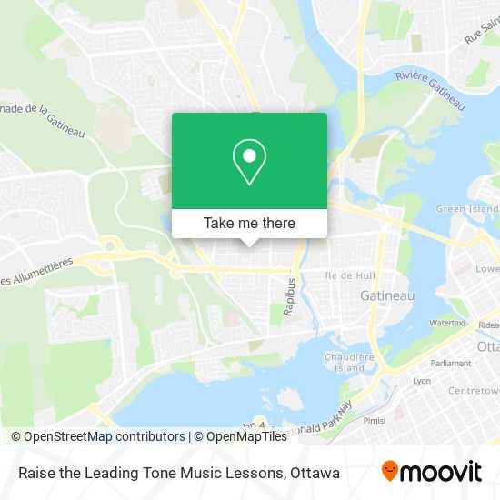 Raise the Leading Tone Music Lessons map