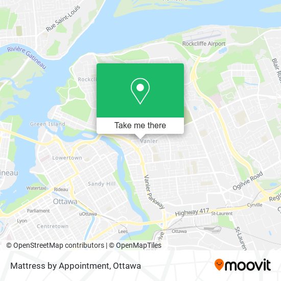 Mattress by Appointment map