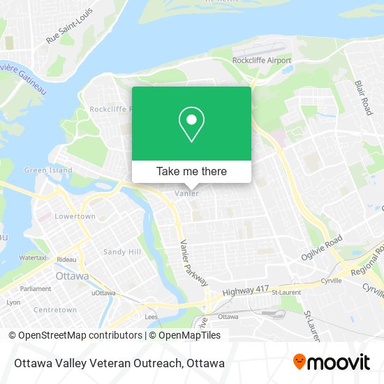 Ottawa Valley Veteran Outreach map