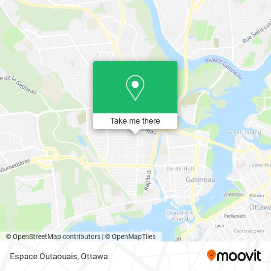 Espace Outaouais map