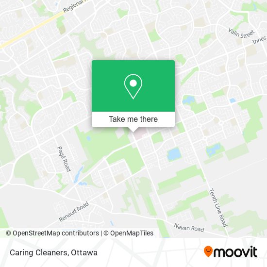 Caring Cleaners map