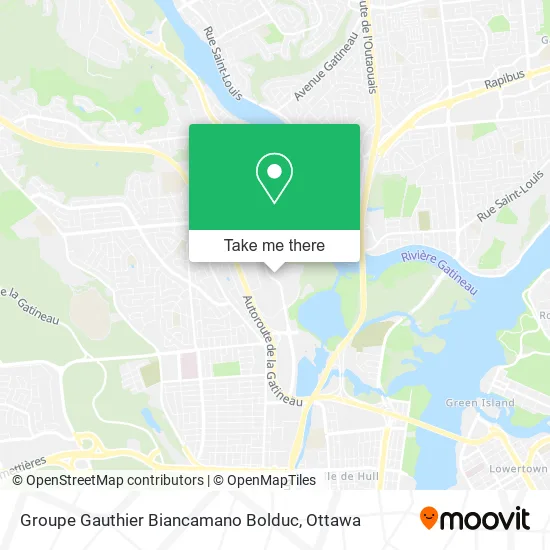 Groupe Gauthier Biancamano Bolduc map