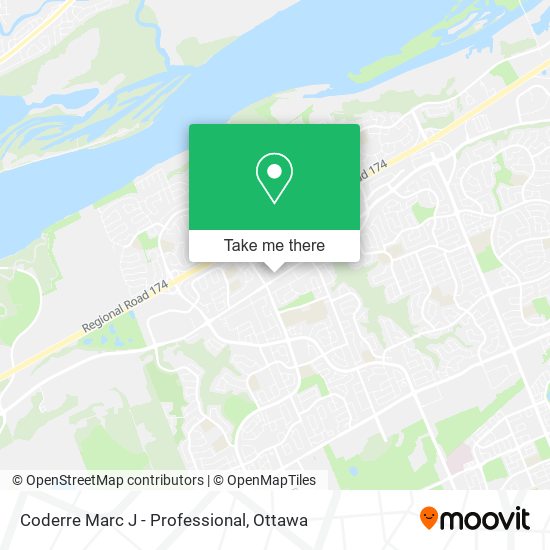 Coderre Marc J - Professional map