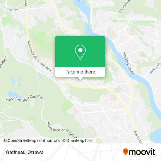 Gatineau map