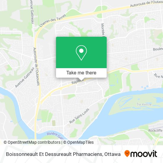 Boissonneault Et Dessureault Pharmaciens map