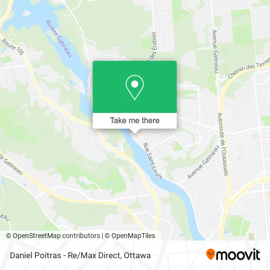 Daniel Poitras - Re/Max Direct map