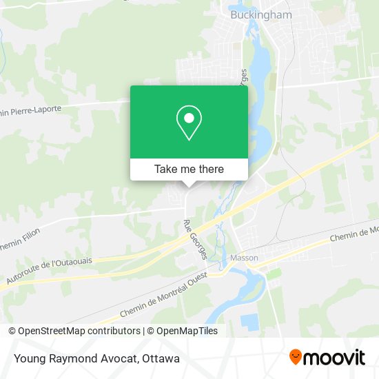 Young Raymond Avocat map