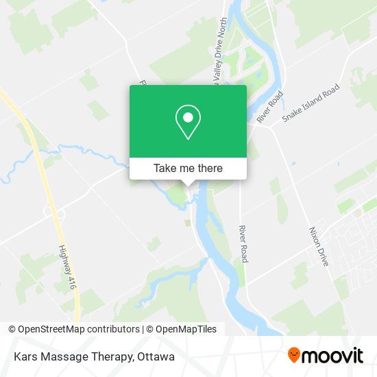 Kars Massage Therapy map