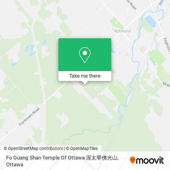 Fo Guang Shan Temple Of Ottawa 渥太華佛光山 map