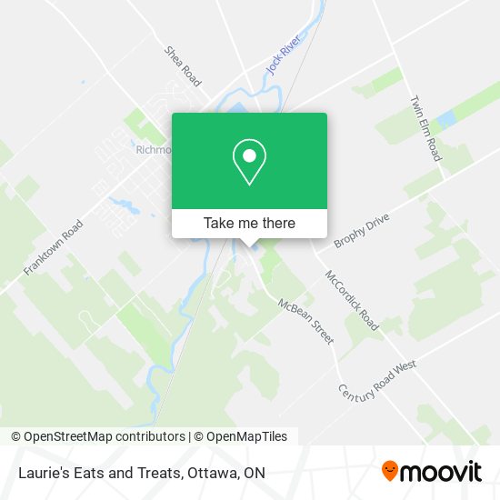 Laurie's Eats and Treats map