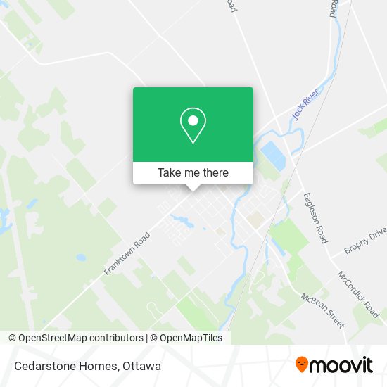 Cedarstone Homes map