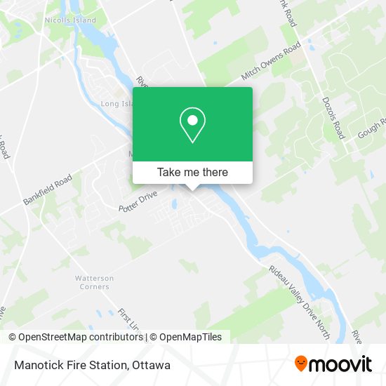 Manotick Fire Station plan