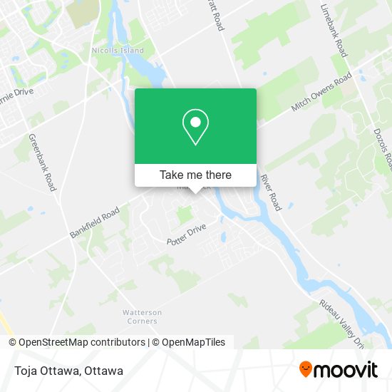 Toja Ottawa map