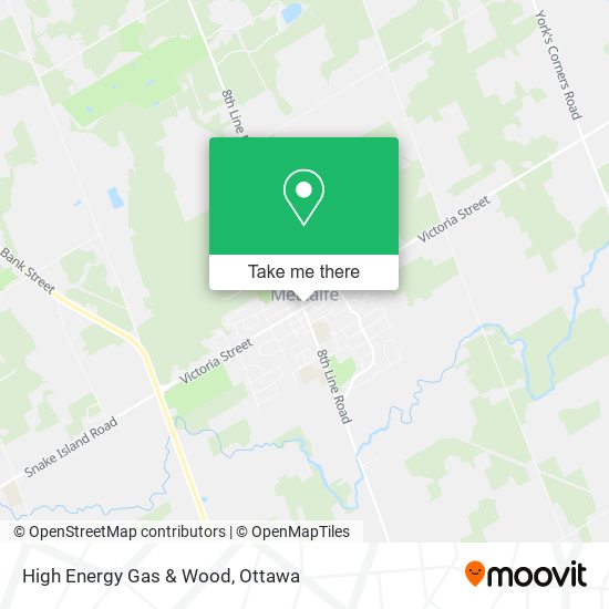 High Energy Gas & Wood map