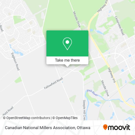 Canadian National Millers Association map