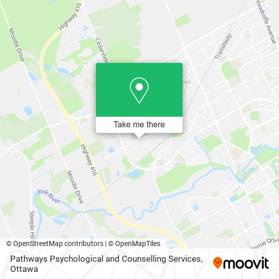 Pathways Psychological and Counselling Services map