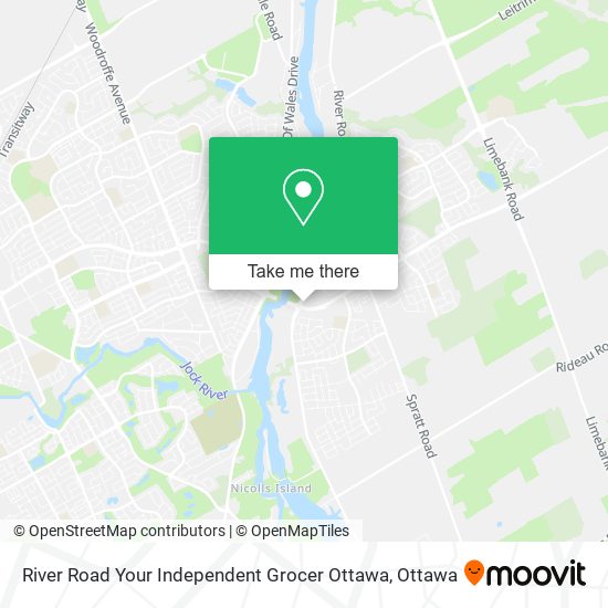 River Road Your Independent Grocer Ottawa map