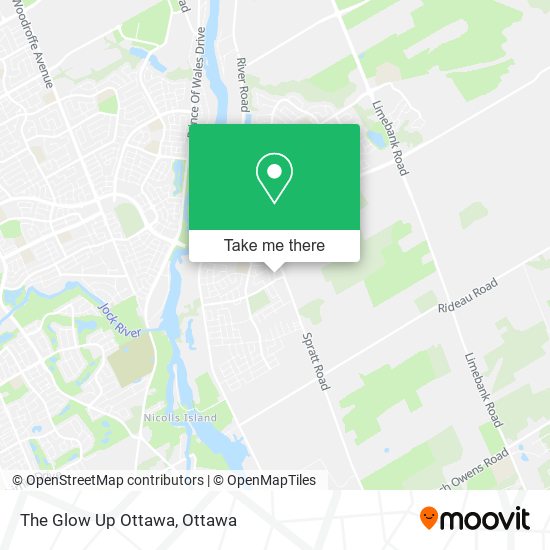 The Glow Up Ottawa map