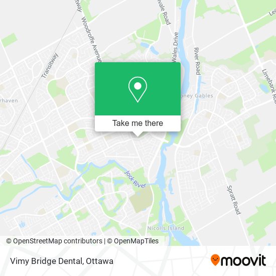 Vimy Bridge Dental map