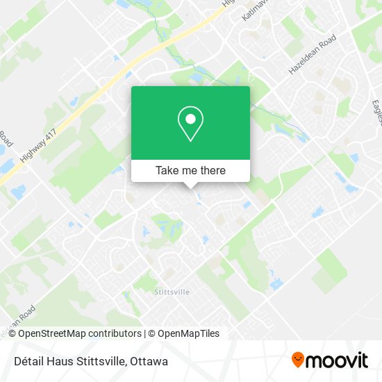 Détail Haus Stittsville map