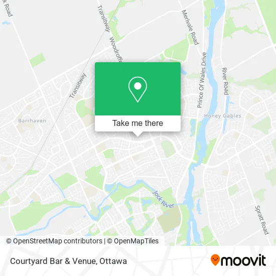 Courtyard Bar & Venue map