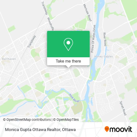 Monica Gupta Ottawa Realtor map