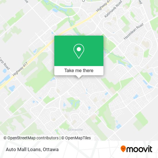 Auto Mall Loans map