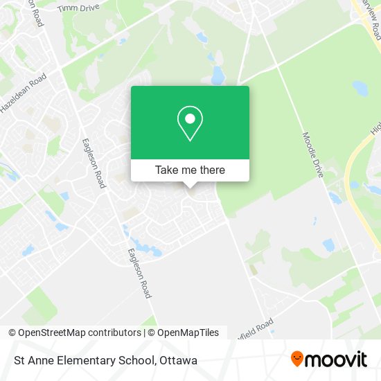 St Anne Elementary School map