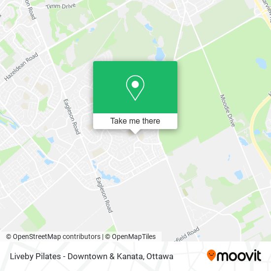 Liveby Pilates - Downtown & Kanata map