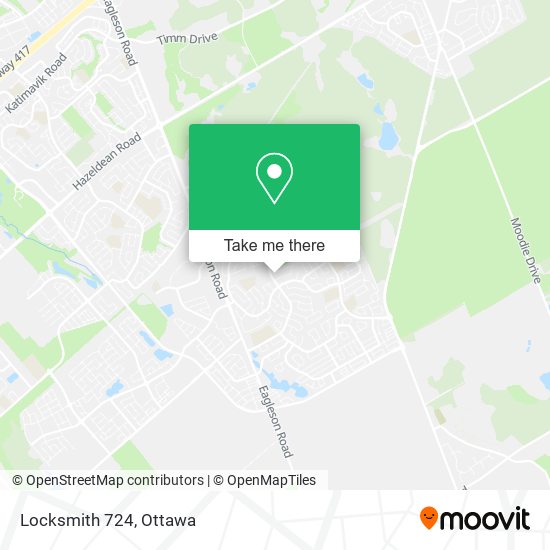 Locksmith 724 map