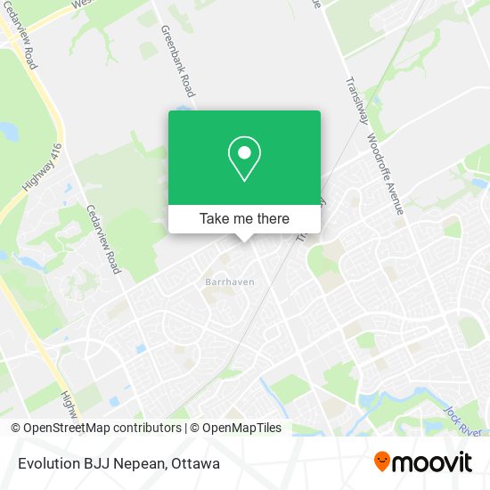 Evolution BJJ Nepean map