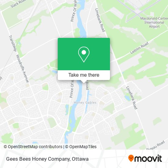 Gees Bees Honey Company map