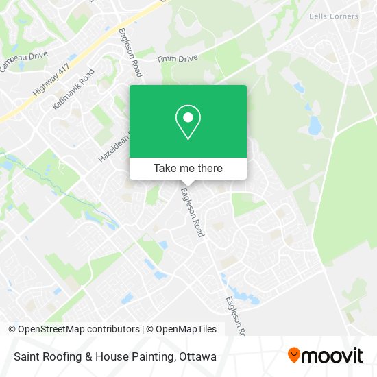 Saint Roofing & House Painting map