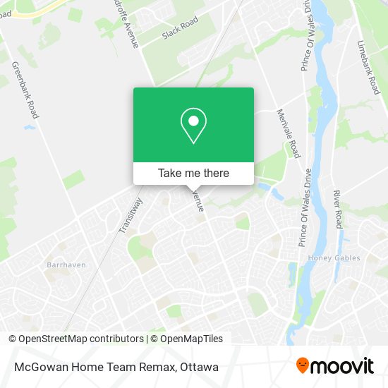 McGowan Home Team Remax map