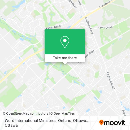 Word International Ministries, Ontario, Ottawa. plan