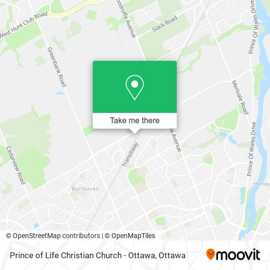 Prince of Life Christian Church - Ottawa plan