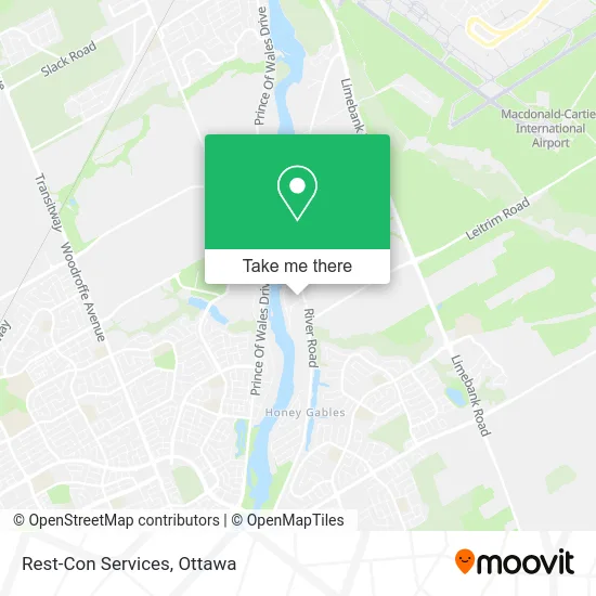 Rest-Con Services map