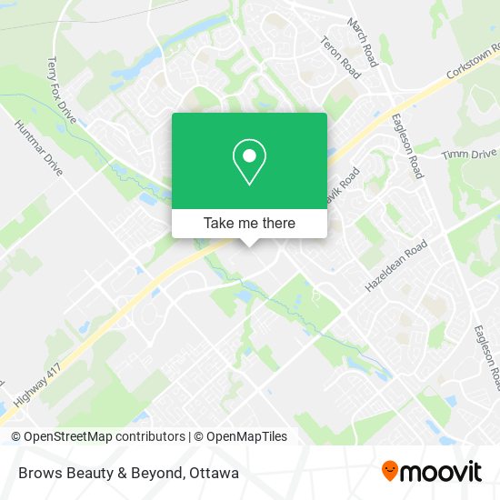 Brows Beauty & Beyond map