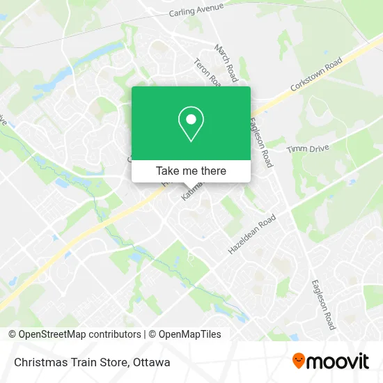 Christmas Train Store map