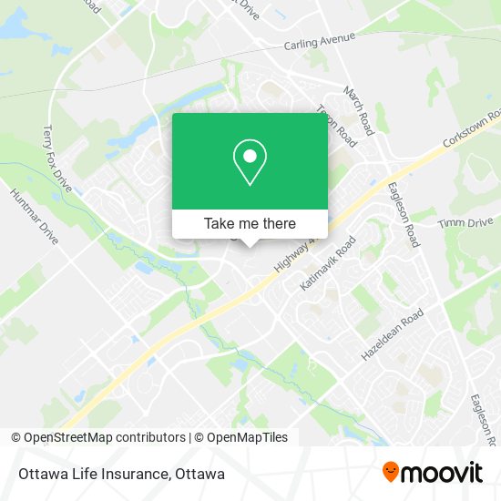 Ottawa Life Insurance map