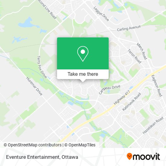 Eventure Entertainment map