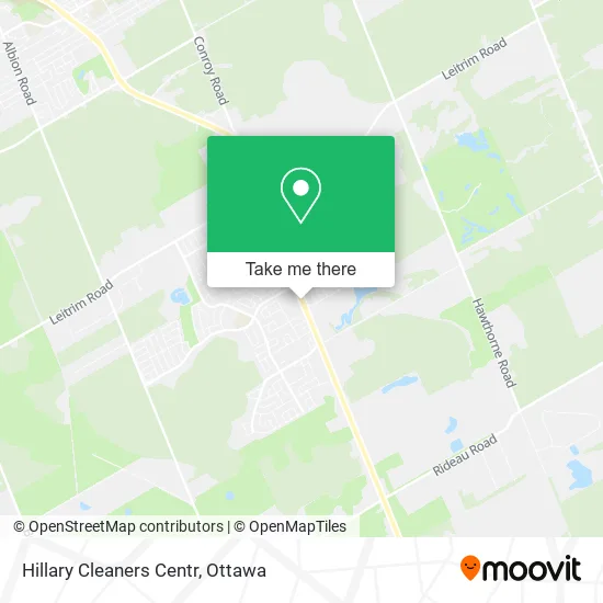 Hillary Cleaners Centr map
