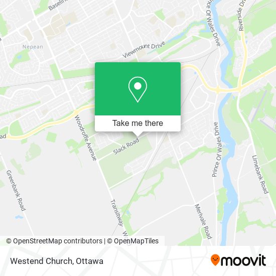 Westend Church map